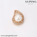 33254 Xuping top quality elegant pearl gold pendant precious stone jewelry for wedding